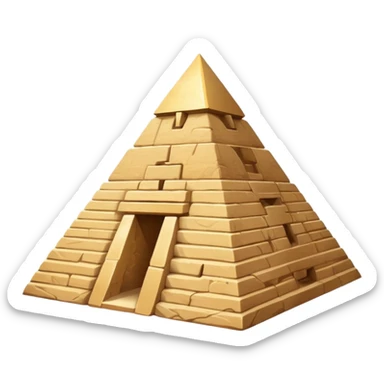 Egyptian pyramid sticker