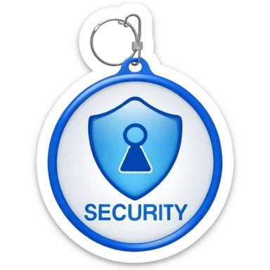 Security badge/card sticker