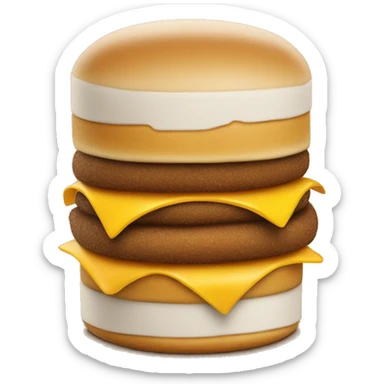 Mc Donald menu  sticker