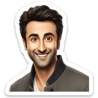 Ranbir Kapoor smile sticker