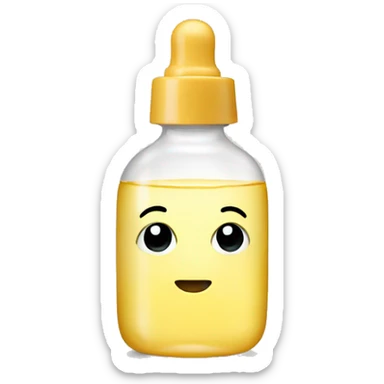 baby oil bottle sticker