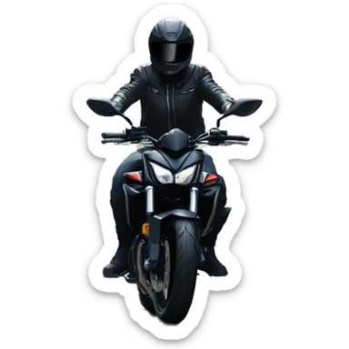 Yamaha MT-07 2019 black sticker