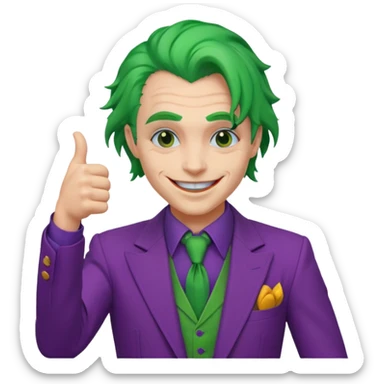 Joker 👍🏻 gösteriyor  sticker