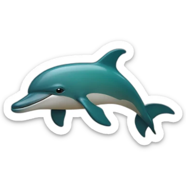 I’m a Rasta dolphin  sticker
