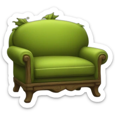 sofa goblin sticker