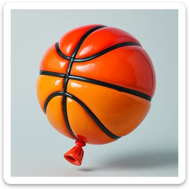 basket ball sticker