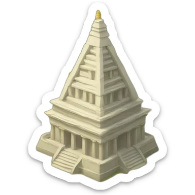 midsommar triangle temple sticker