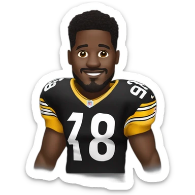 Antonio brown, Pittsburgh Steelers wide receiver sticker