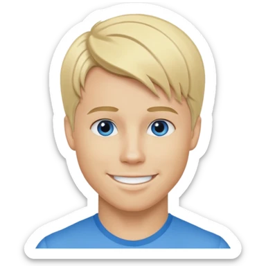 Ashley Parker Angel blonde hair, blue eyes sticker