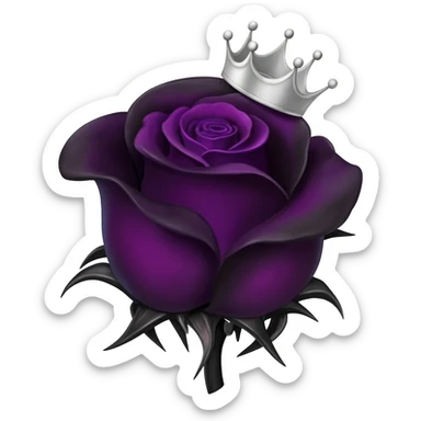 gothic rose sticker
