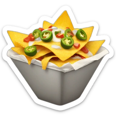 nachos sticker
