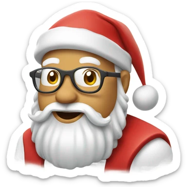 Vacation Santa  sticker