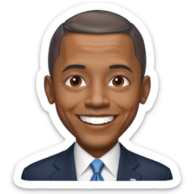 Barack Obama president sticker