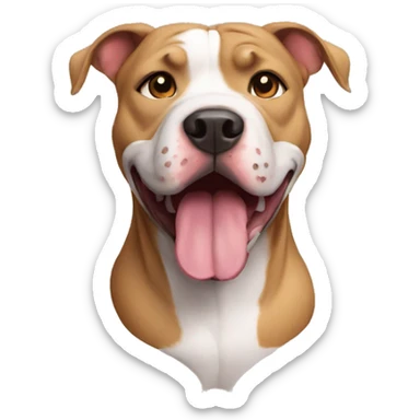perro pitbull sticker