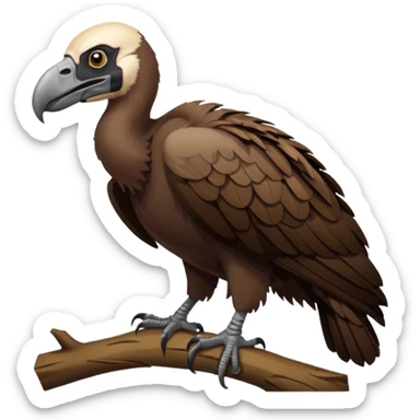 a vulture sticker