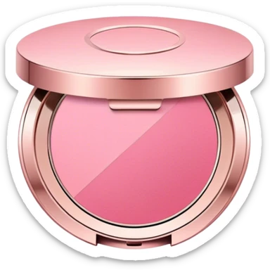 blush makeup compact sticker