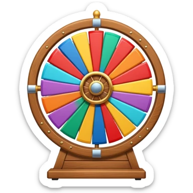 wheel of fortune sticker