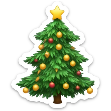 New year tree  sticker