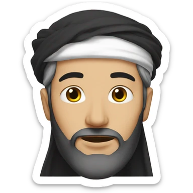 shahada man  sticker