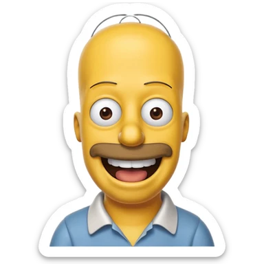 Homer Simpson  sticker