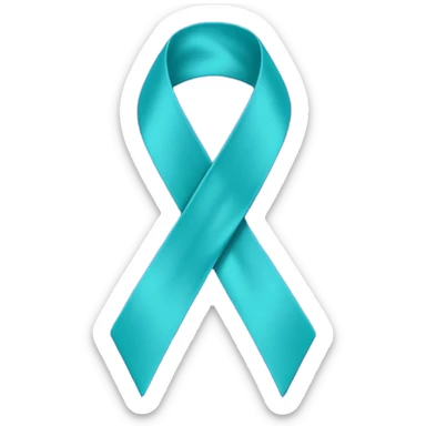 papillary thyroid cancer ribbon  sticker