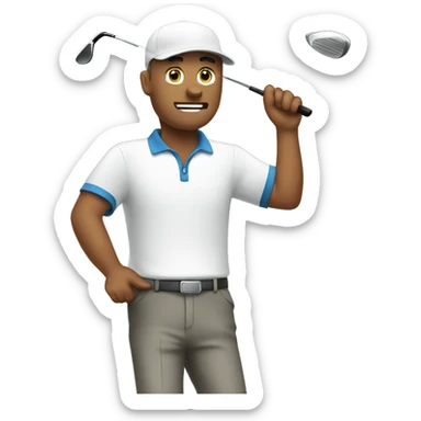 Golf sticker