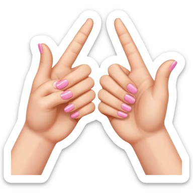 Pinkey promise sticker