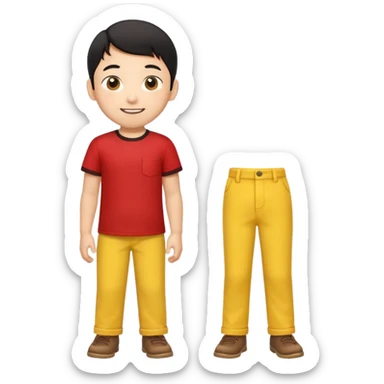 5 year old shinchan nohara cartoon sticker