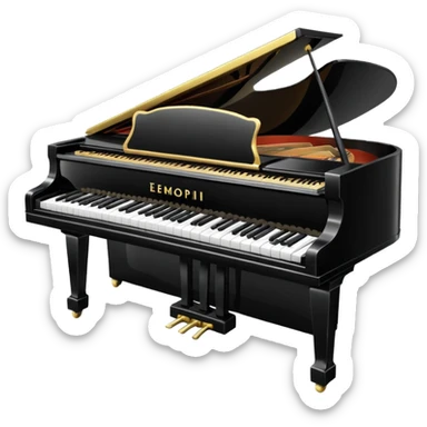 Un piano completo  sticker