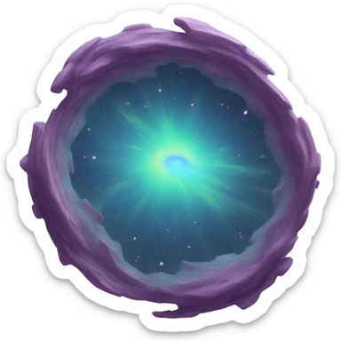 alien vortex sticker