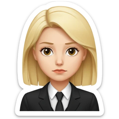 Mafia blondes woman sticker