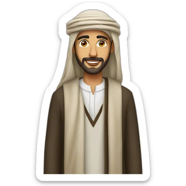 Arab and jews  sticker