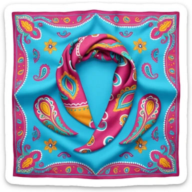 hipster bandana no human sticker