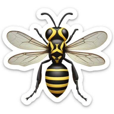 HD wasp sticker
