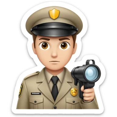 a detection agent sticker