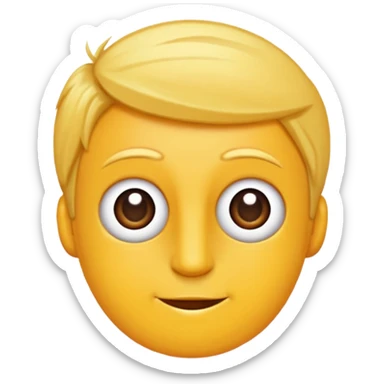 Orta parmak çeken bir sigma boy emojisi sticker