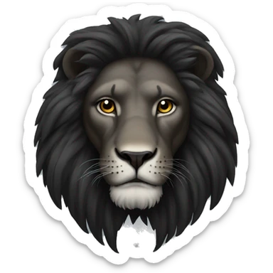 black-lion sticker