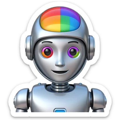 Gay robot  sticker
