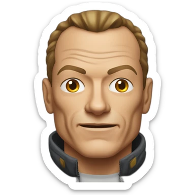 Jean Claude Van Dam jcvd sticker