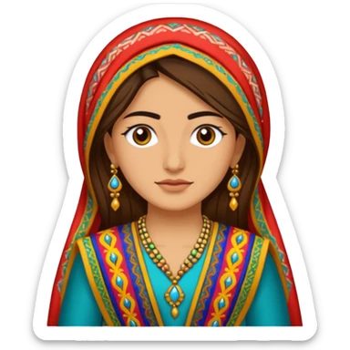 kurdish clothes sticker