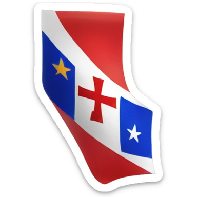 Bandera cruz de Borgoña  sticker