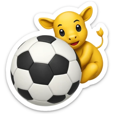 Red bull imogi for soccer match sticker