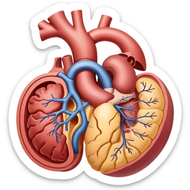 intestino e estomago sticker