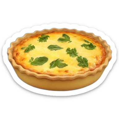 Quiche Lauriane sticker