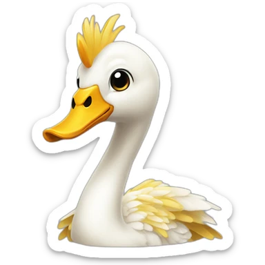 Cisne Caballeros del zodiaco sticker