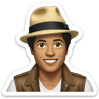 Bruno mars sticker
