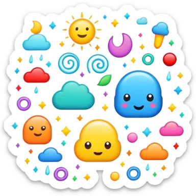 Doodle sticker