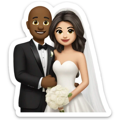 Selena Gomez wedding sticker