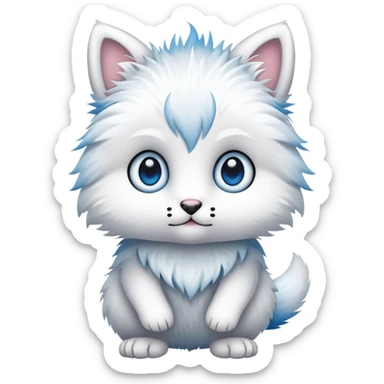 cute kawaii cool edgy Digimon-Fakemon-animal full body sticker