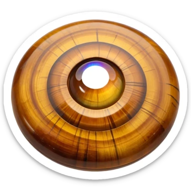 tiger eye gemstone sticker